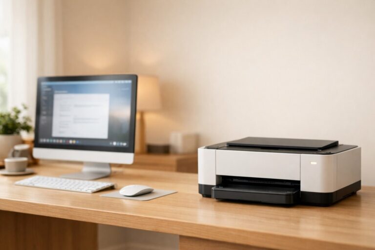 와이파이는 정상인데 프린터 오프라인 상태를 표현한 장면