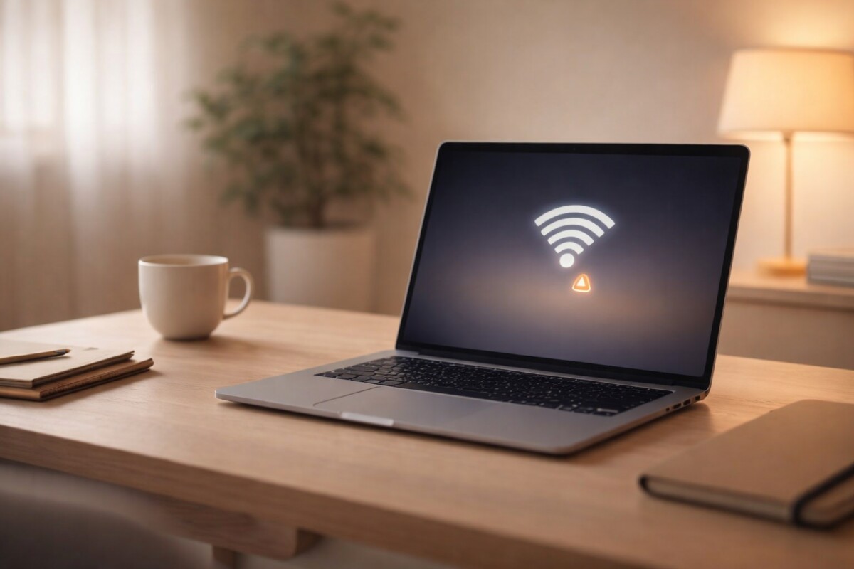 Wi-Fi 연결은 되는데 인터넷 안될 때 해결 방법 네트워크 연결은 있지만 인터넷이 안되는 상태의 노트북 환경 이미지