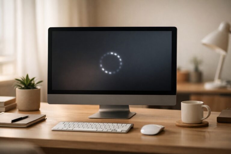 Windows 자동 복구 반복 오류로 복구 화면이 멈춘 컴퓨터 상태