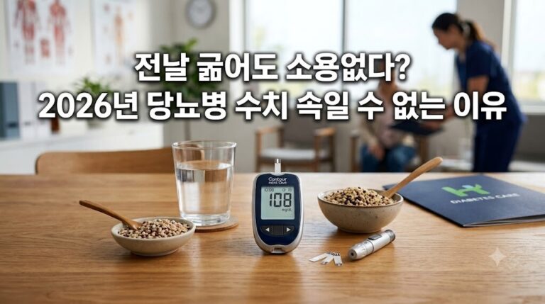 2026년 당뇨병 관리법 기준 공복혈당과 당화혈색소 수치 비교