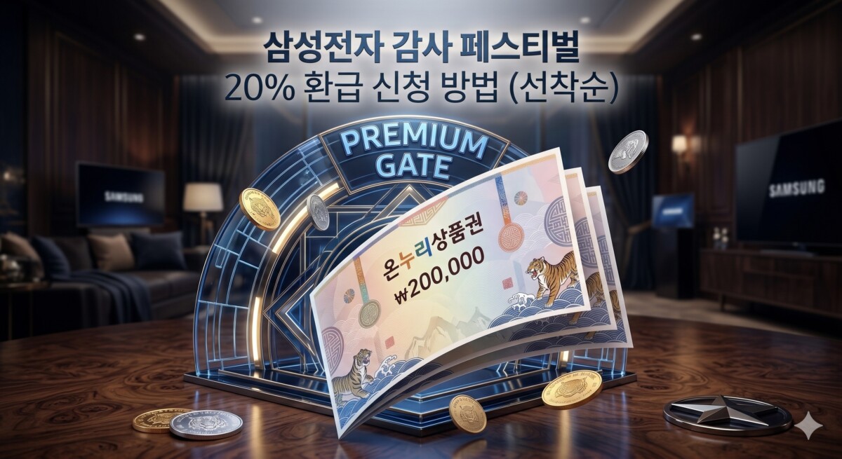 삼성전자 감사 페스티벌 환급 신청 방법