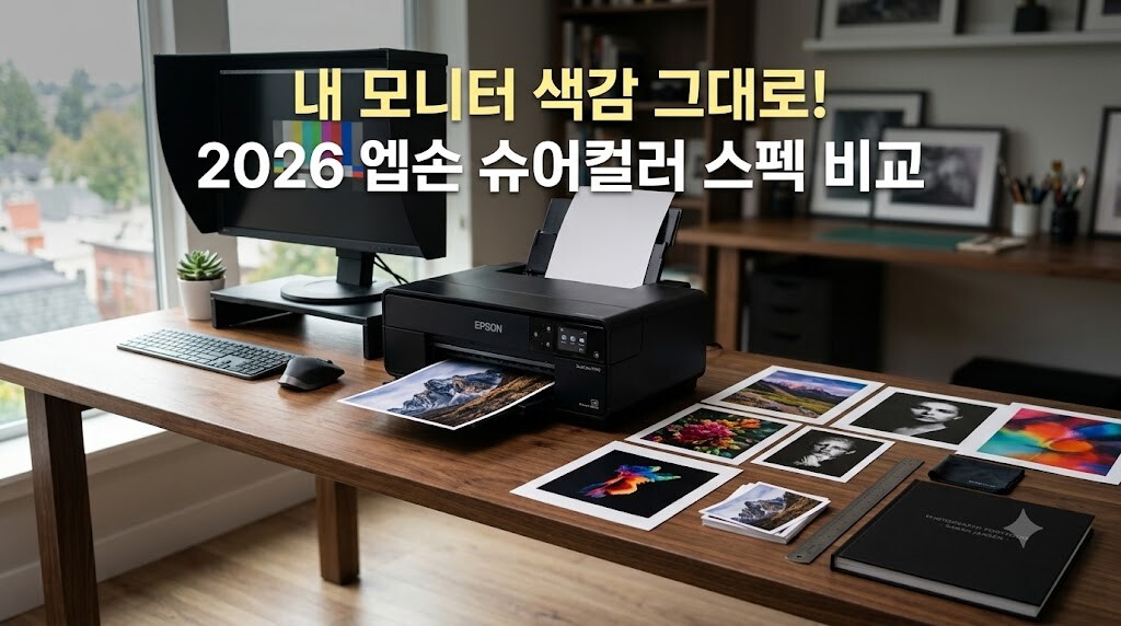 2026년 엡손 슈어컬러 프린터 핵심 라인업 스펙 및 유지비 완벽 비교