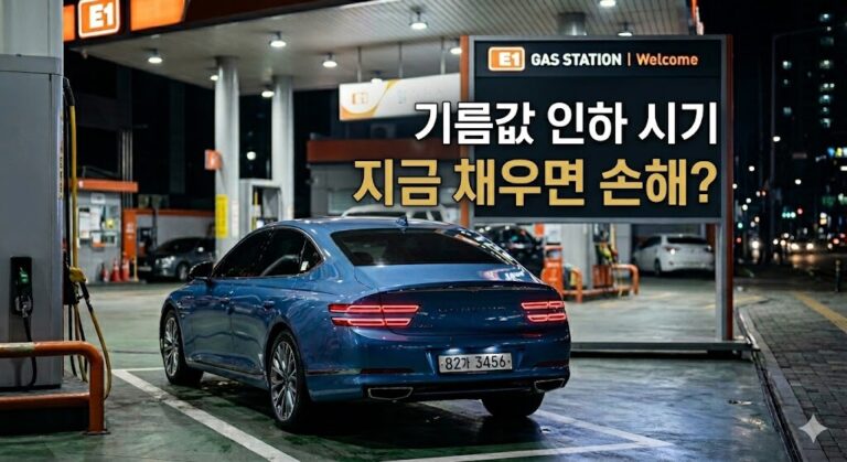 기름값 인하 시기를 고려해 주유비를 아끼는 스마트한 분할 주유 요령 가이드