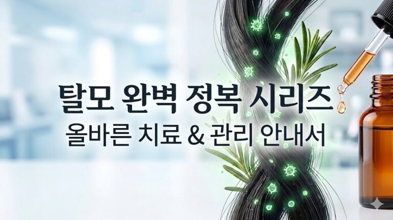 탈모 완벽 정복 시리즈 전체 안내서와 핵심 치료제 비교 가이드 북