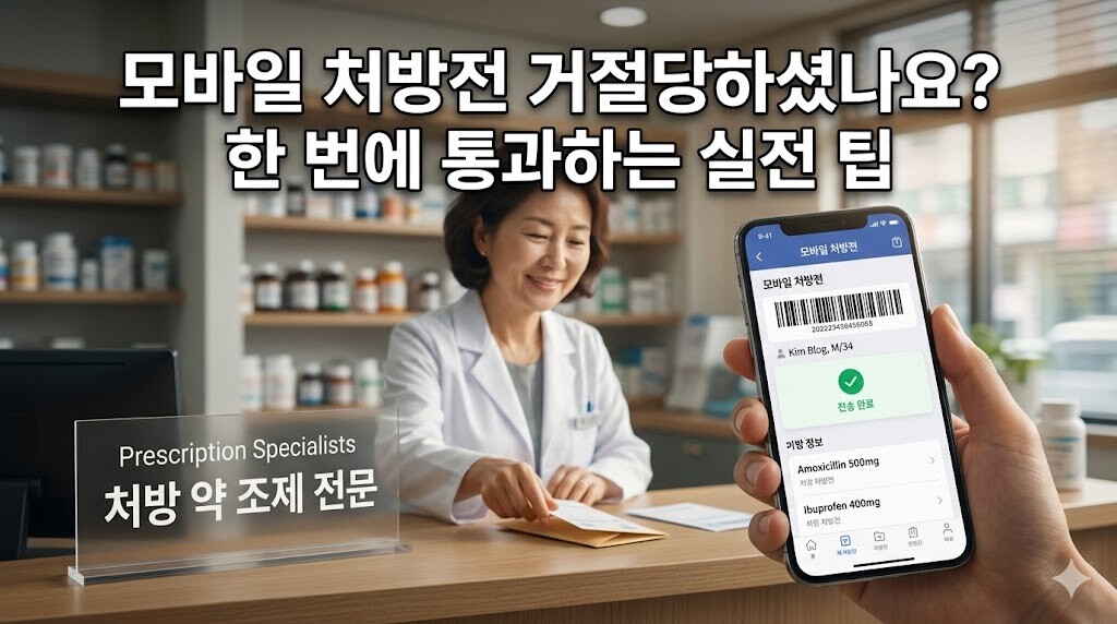 비대면 처방전을 동네 약국에 전송할 때 거절 없이 수령하는 실전 팁