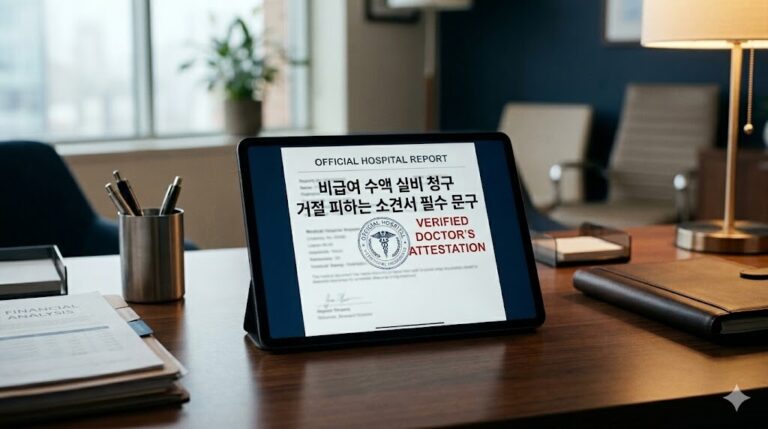 비급여 수액 실비 청구 시 거절 피하는 소견서 필수 문구를 안내하는 대표 썸네일 이미지