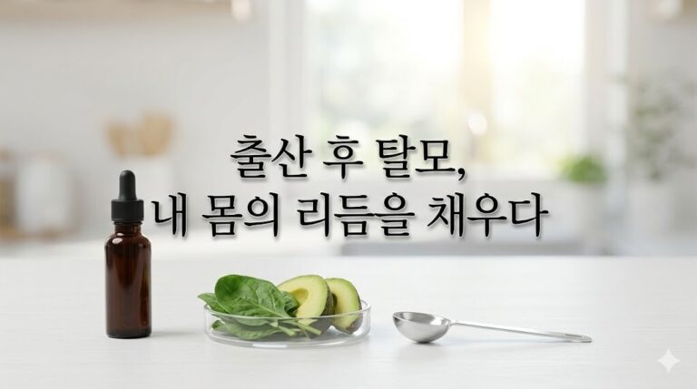 출산 후 탈모 치료 비용을 아끼고 모발 재생을 돕는 영양 공급 및 신체 리듬 관리법.