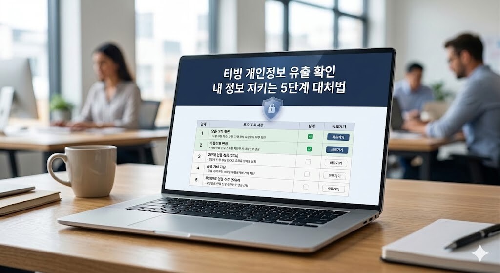 티빙 개인정보 유출 내역 조회 방법 및 엠세이퍼 명의도용 방지와 주민등록번호 변경 절차 가이드
