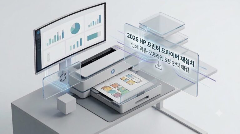HP 프린터 드라이버 재설치