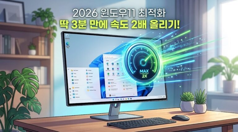 2026년 윈도우11 최적화 설정 방법 가이드