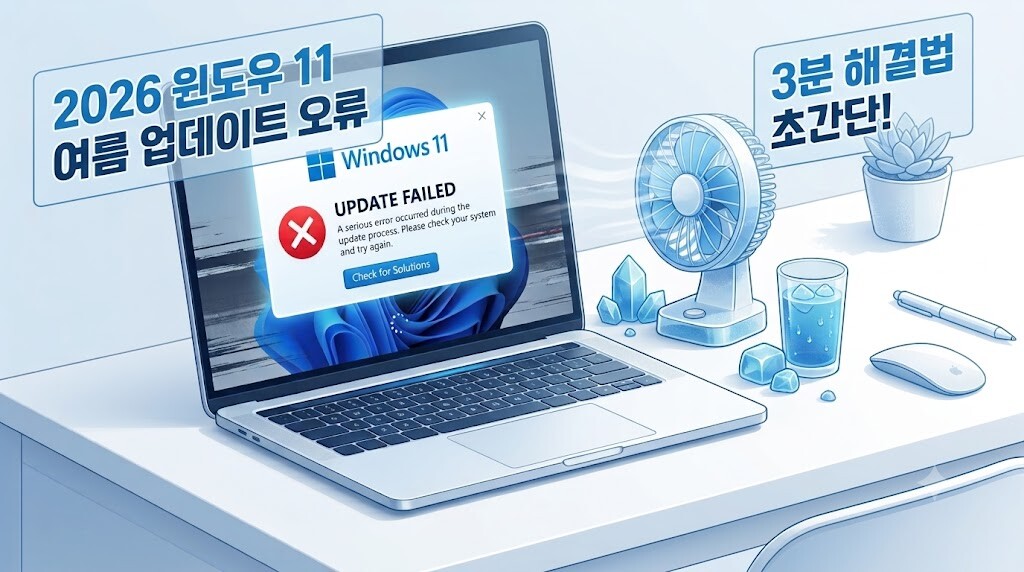 2026년 윈도우11 여름 업데이트 오류 초간단 3분 해결법