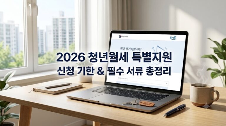 2026 청년월세 특별지원 신청 기한 및 필수 제출 서류 총정리 안내 이미지
