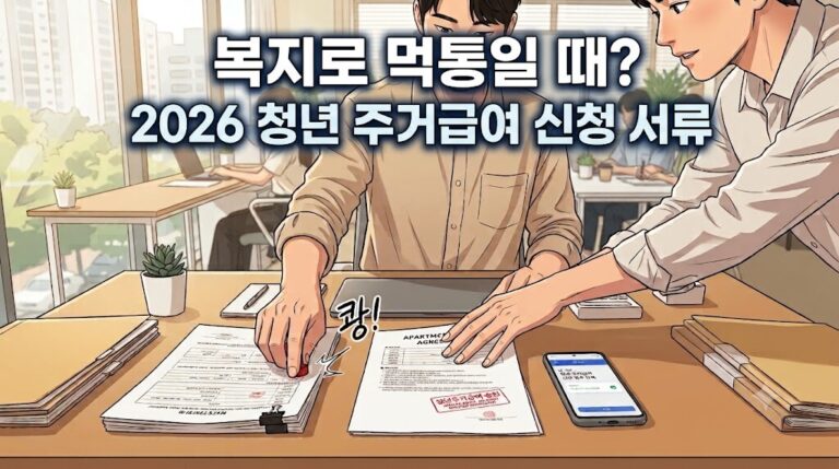2026 청년 주거급여 신청 서류 제출 중 복지로 오류 해결을 위한 웹툰 대표 이미지