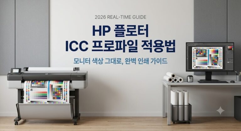 HP 플로터 ICC 프로파일