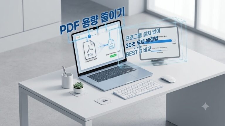 PDF 용량 줄이기