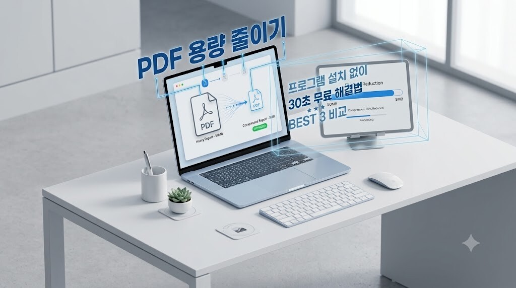 PDF 용량 줄이기