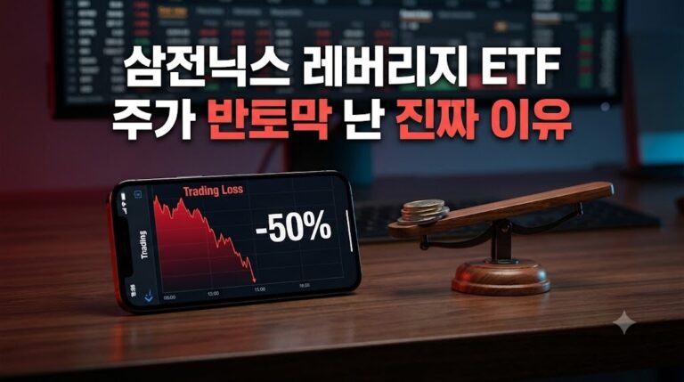 삼전닉스 레버리지 ETF 뜻 완벽 정리, 주가 반토막 난 진짜 이유와 음의 복리 효과