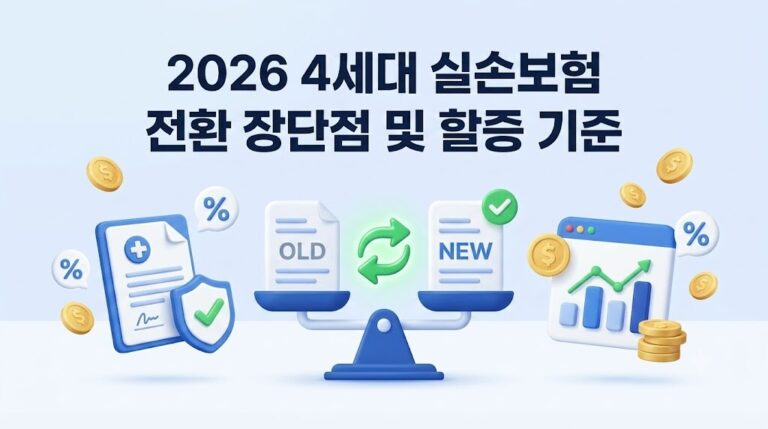 4세대 실손보험 전환 장단점 및 비급여 할증 기준 안내