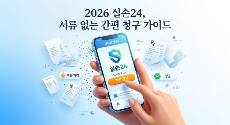 2026년 실손24 앱 실손보험 청구 간소화 신청 방법