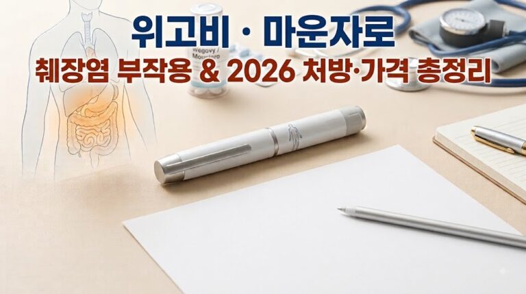 위고비 마운자로 췌장염 부작용