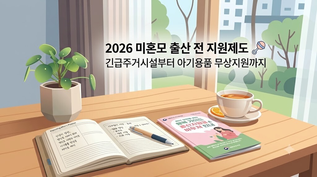 2026 미혼모 출산 전 지원제도 긴급 주거시설 및 아기용품 무상 지원 안내
