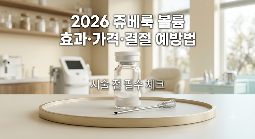 2026 리쥬란 힐러 효과, 시술 통증, 가격 시세 및 엠보싱 관리법을 요약 카드로 정리한 블로그 대표 썸네일 이미지